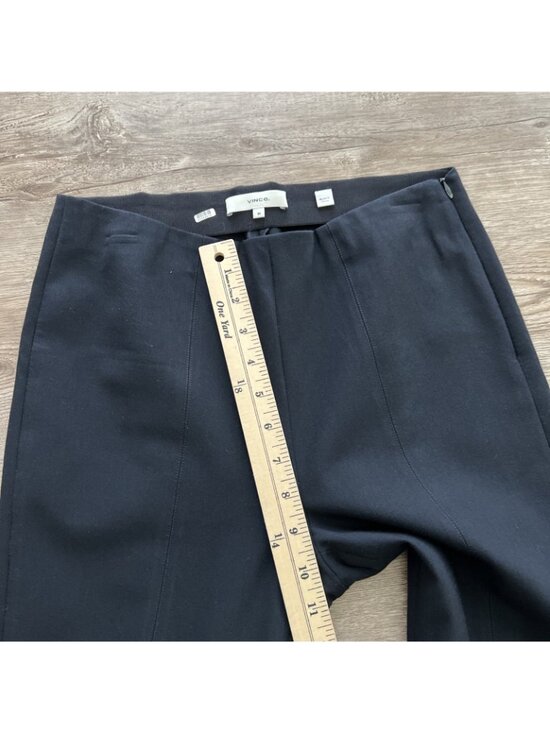 Vince Stitch Front Seamed Pants Womens Medium Navy Ankle Cropped - Picture 11 of 16